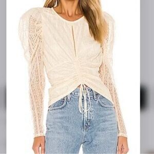 EUC House of Harlow 1960 x Revolve lace blouse